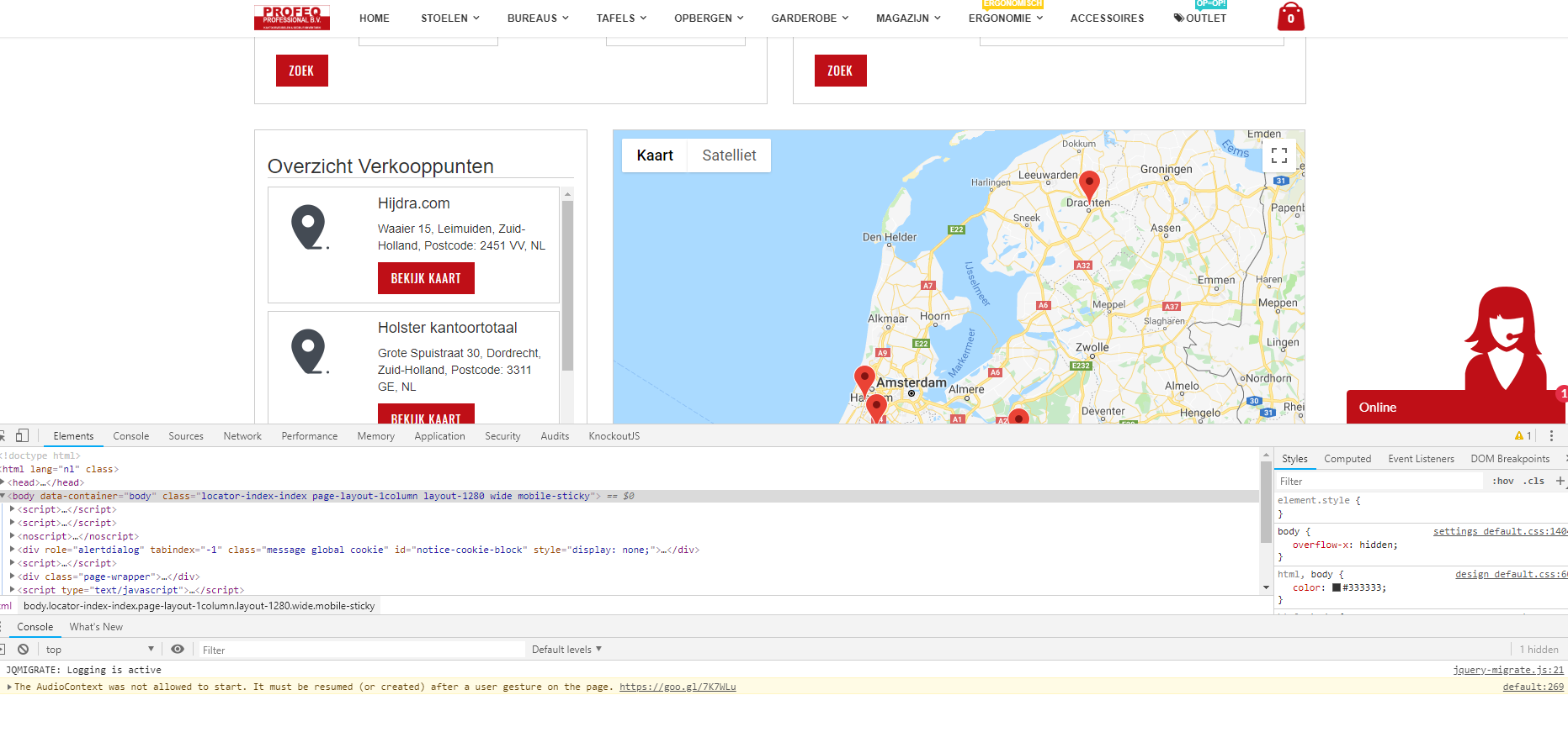 Solved Google Map Only Working In Dev Mode Not In Product Magento Forums