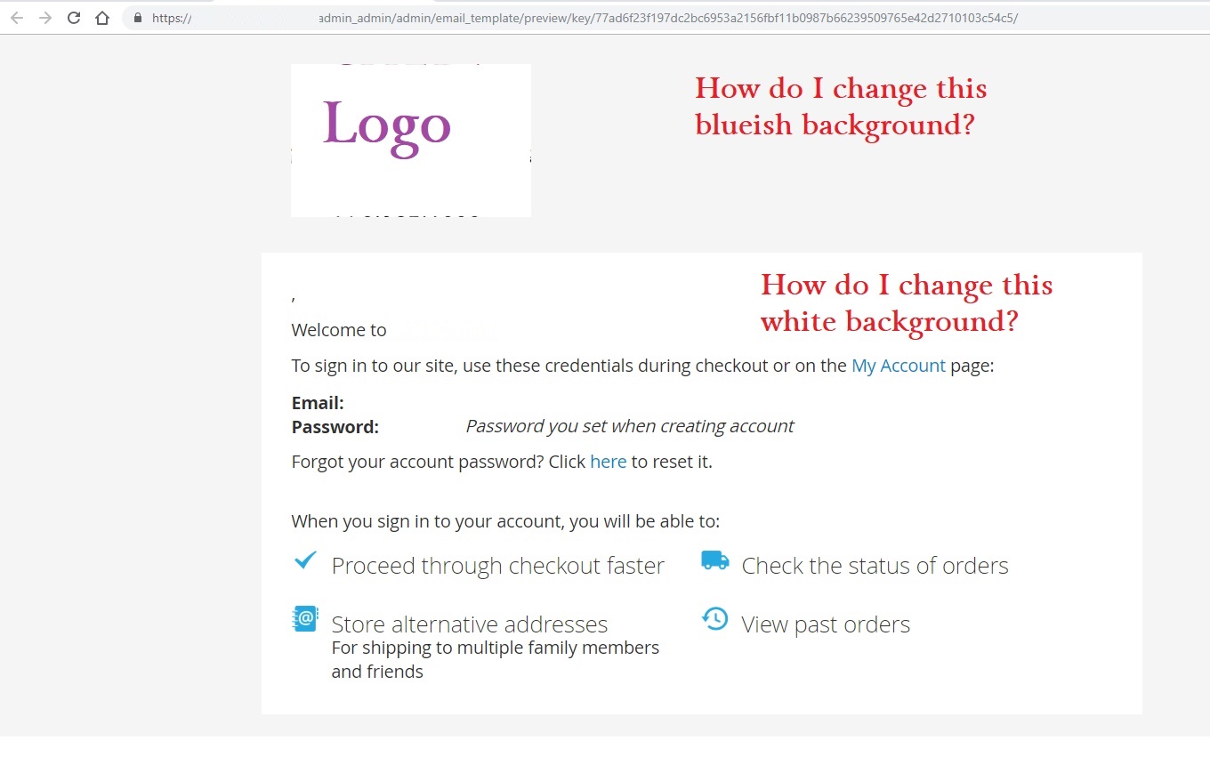 Change Email Template Background - Magento Forums