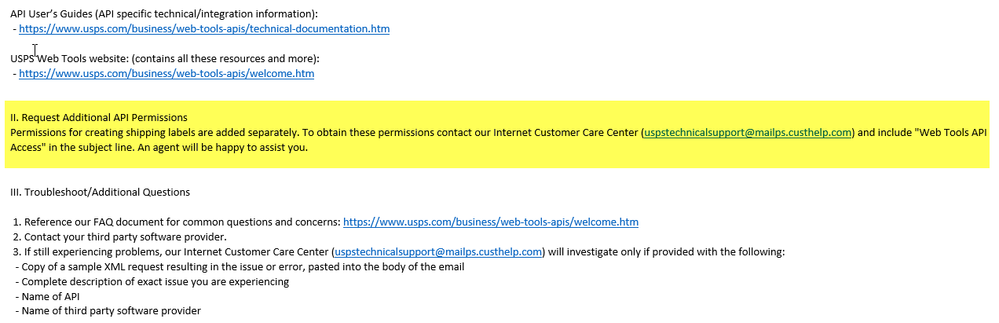 usps shipping label creation