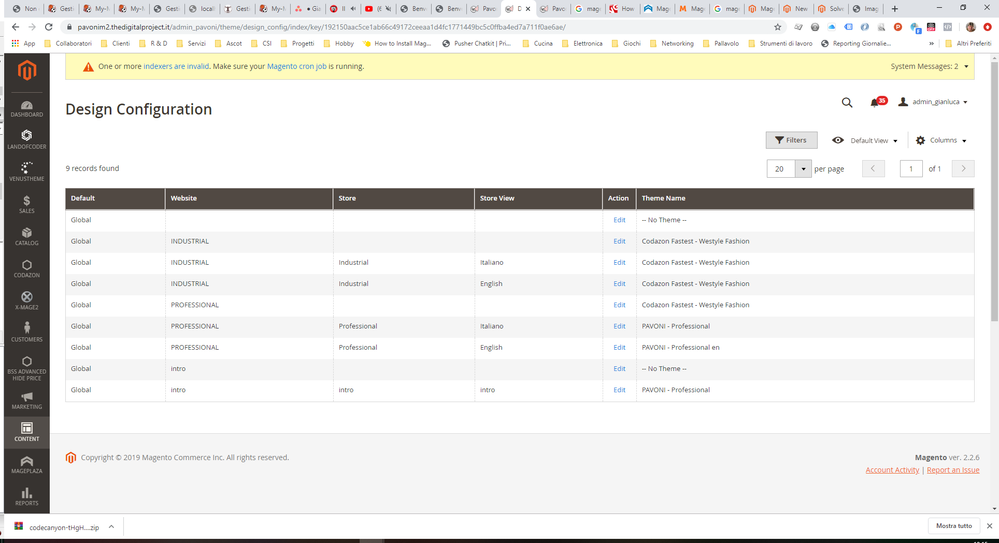 site configuration