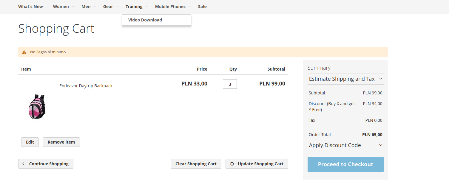 Problem While Trying To Set Up Cart Rule Buy X Get Magento Forums