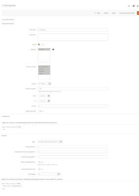 cart price rule configuration cart price rule configuration