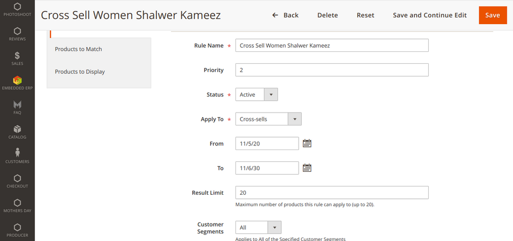 Cross-Sell-Women-Shalwer-Kameez-Related-Products-Rule-Promotions-Marketing-Magento-Admin.png