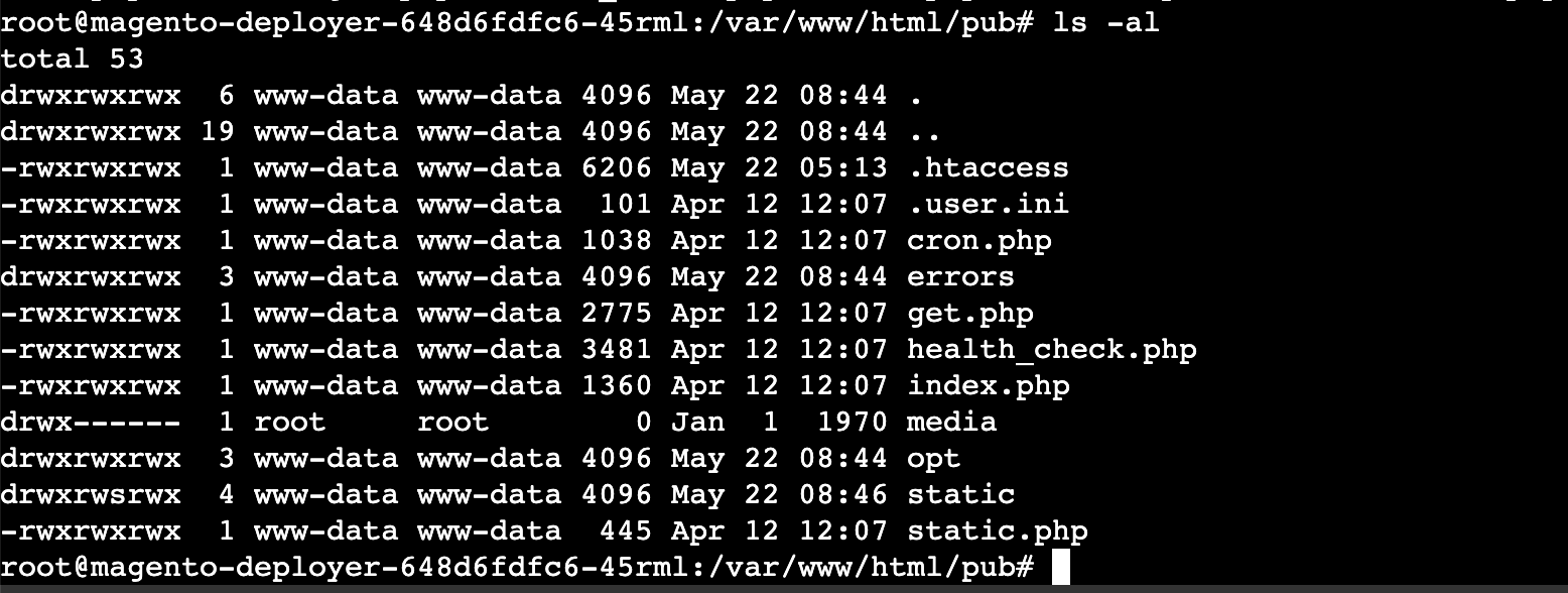 Directory /var/www/html/pub/media cannot be create... Magento Forums