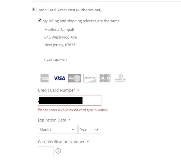Details valid credit card Anatomy of