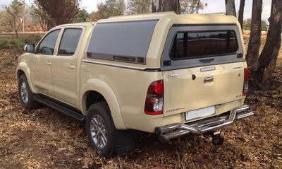 Toyota Hilux Sand Frame Medium Grey doors