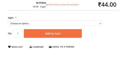 Attributes avaible after adding product to the cart