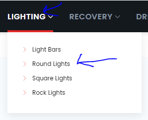 lighting won't load, round lights loads