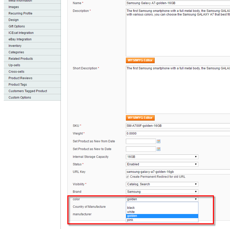 magento attribute value assigned to product.png