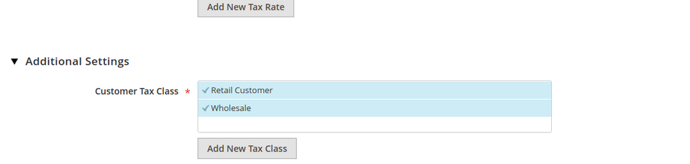 Wholesale   Tax Rules   Taxes   Stores   Magento Admin.png