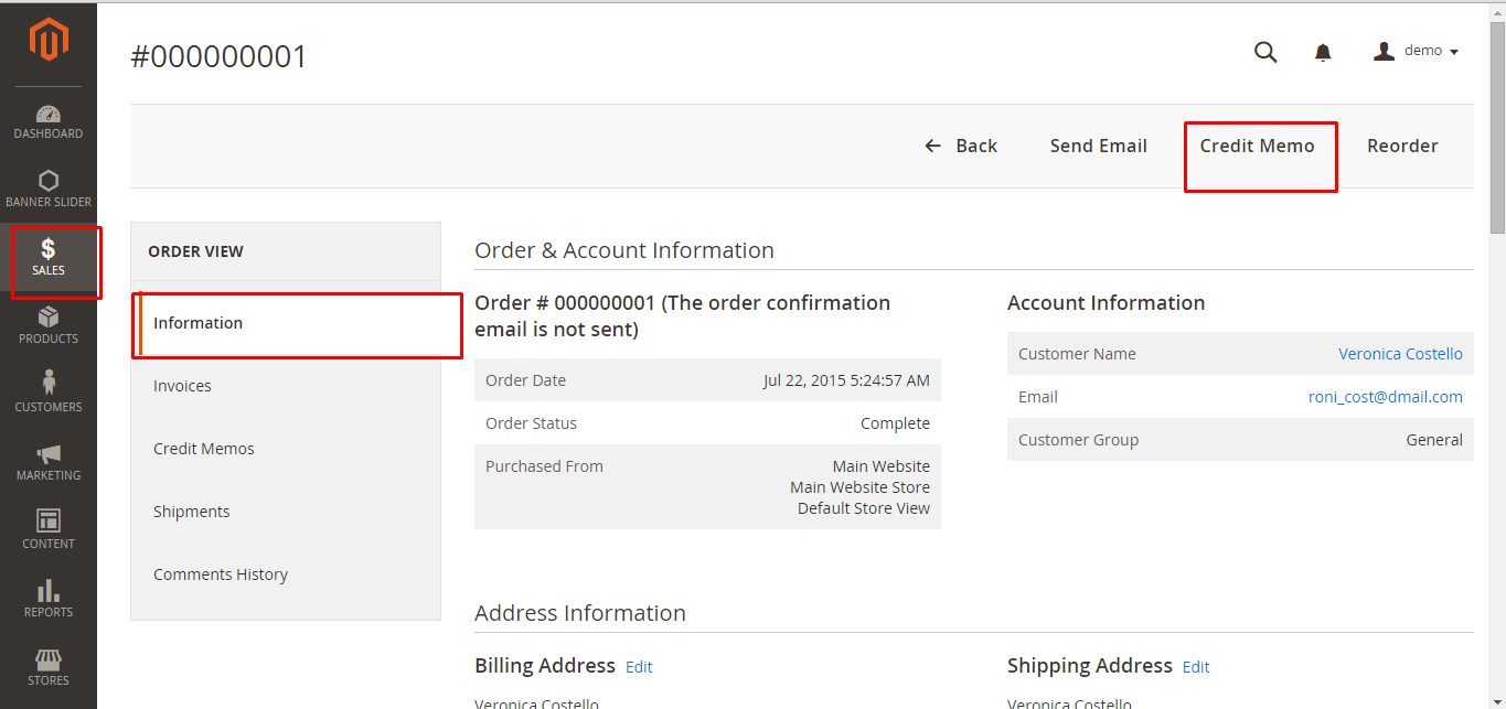 What does credit memo in order do and how does it Magento Forums